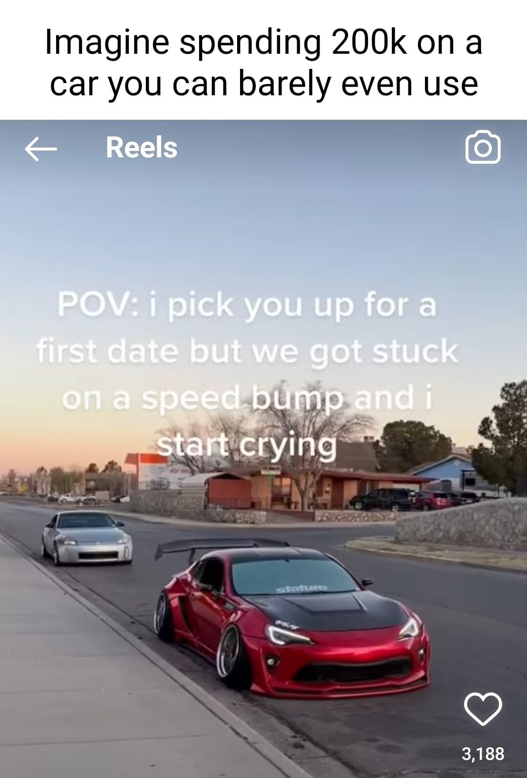 Imagine spending 200k on a car you can barely even use i X b o 3188 10 R