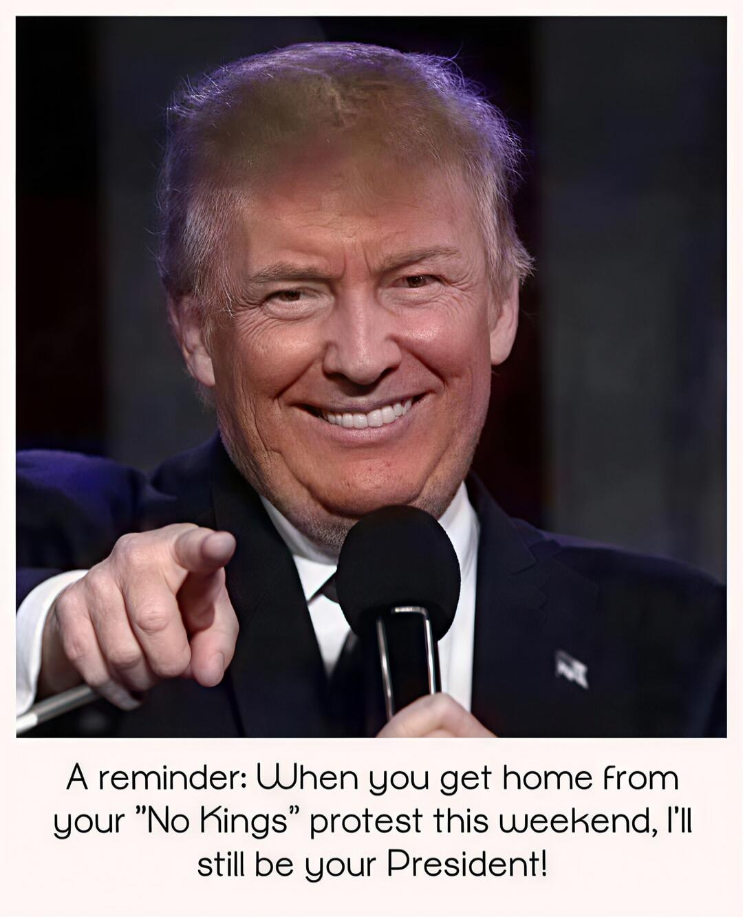 A reminder: When you get home from your 