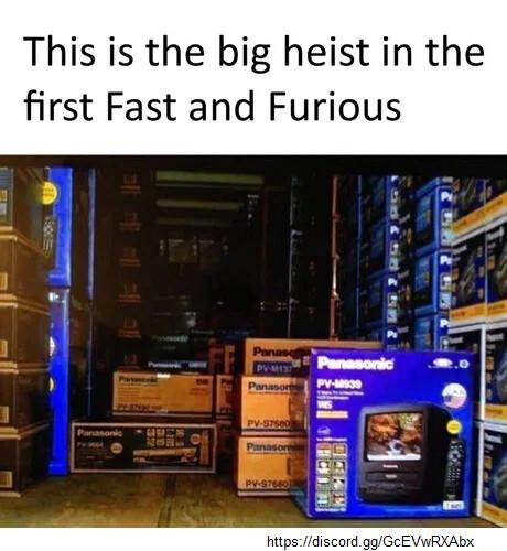 This is the big heist in the first Fast and Furious v i3 1 o 1 Penssonic 0 P rl I R 1