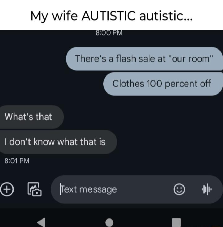 Theres a flash sale at our room Clothes 100 percent off VLEIERGEN I dont know what that is 801PM E Fextmessage d