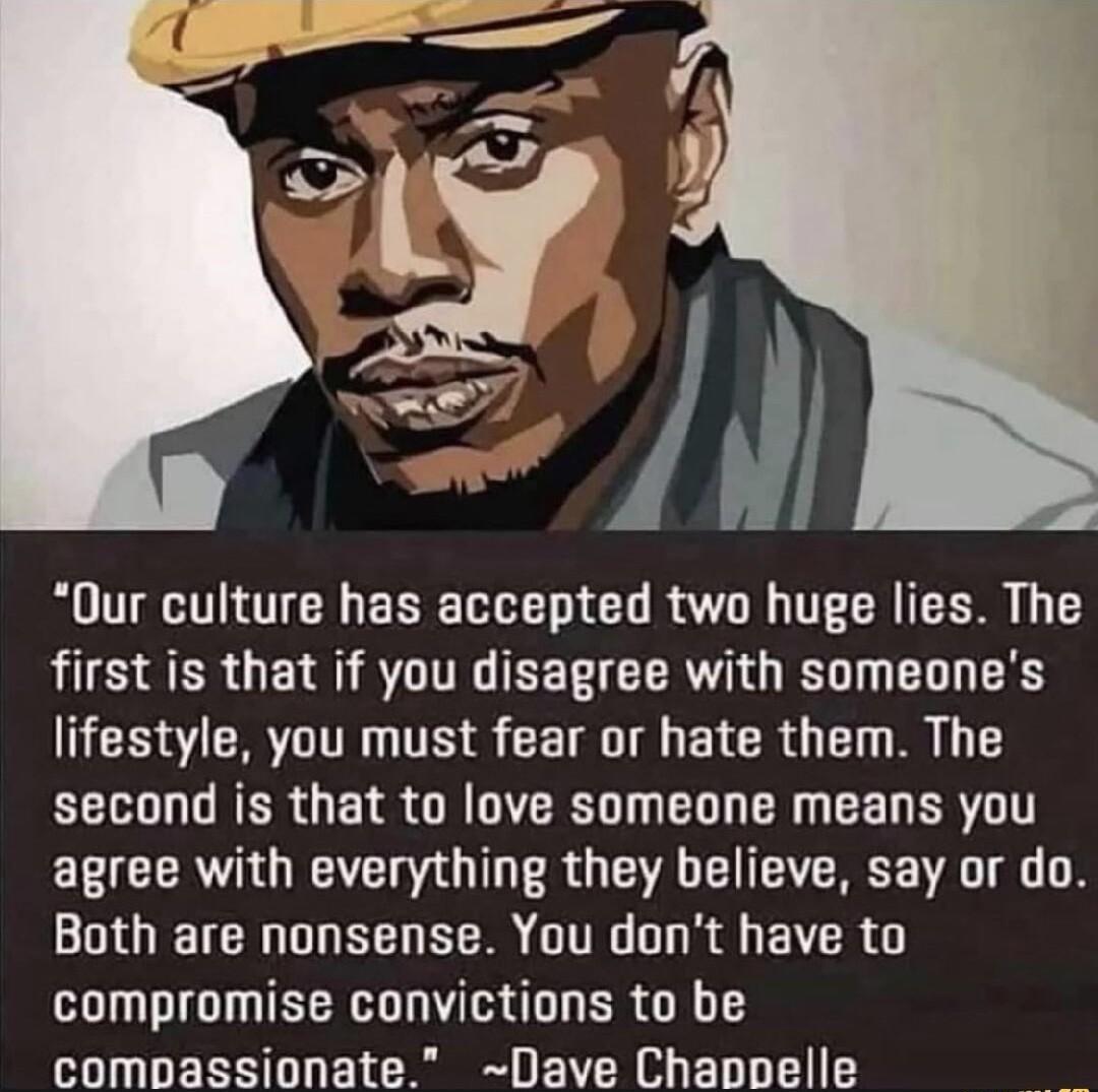 R TG R D G R IG U ICER G NS SRR GEN ST TG EETCENT GG ELL R NSRRI TE S CEI T EICRU M T EELO GRER GEN S GRDEREG O R CELERGT ECICEATIOIEEL GO ER G EACCETREE VA Both are nonsense You dont have to compromise convictions to be compassionate Dave Chappelle