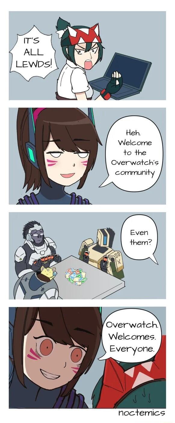 Welcome to the Overwatchs community Overwatch Welcomes Everone hoctemics