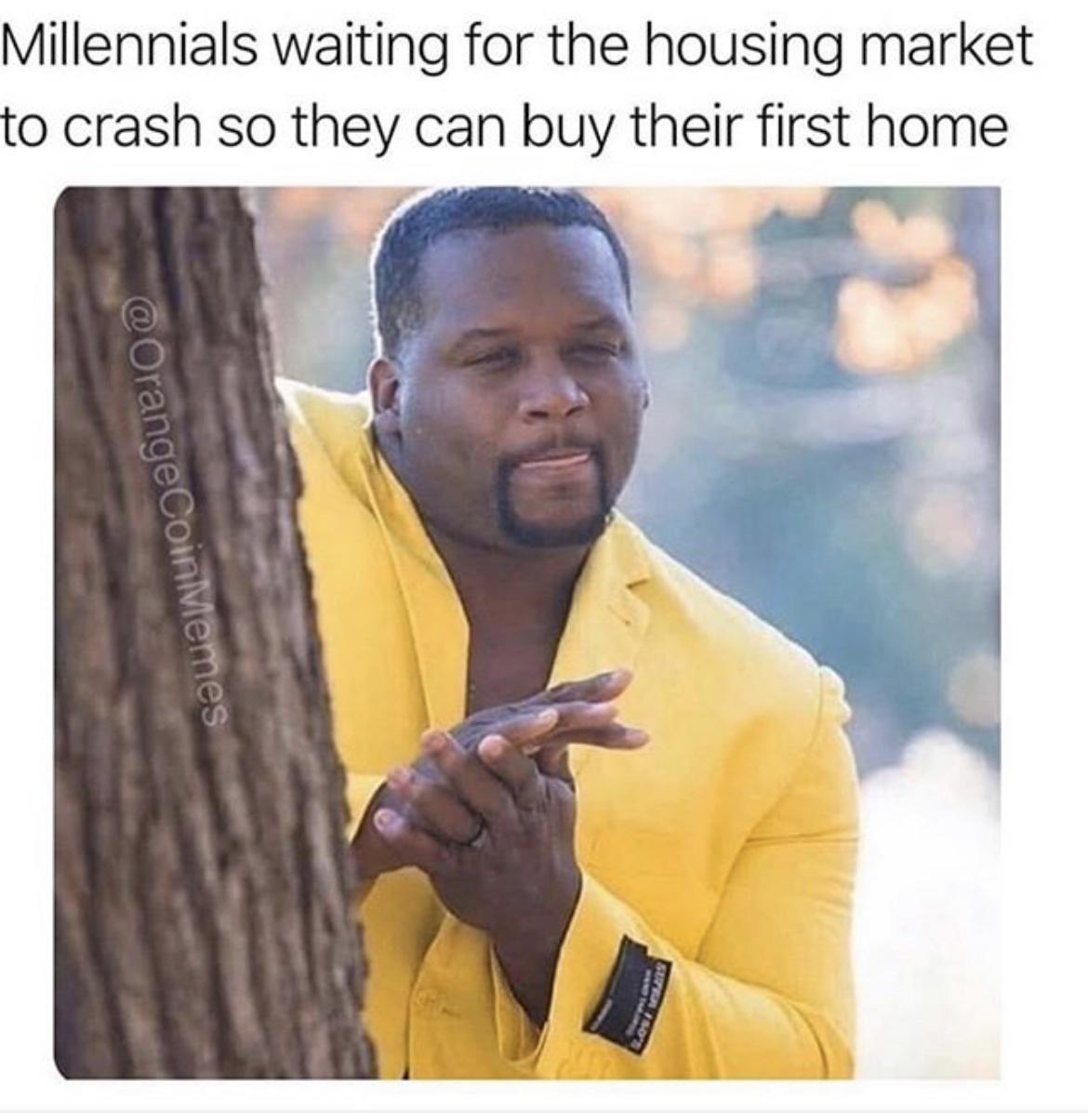 Millennials waiting for the housing market to crash so they can buy their first home
