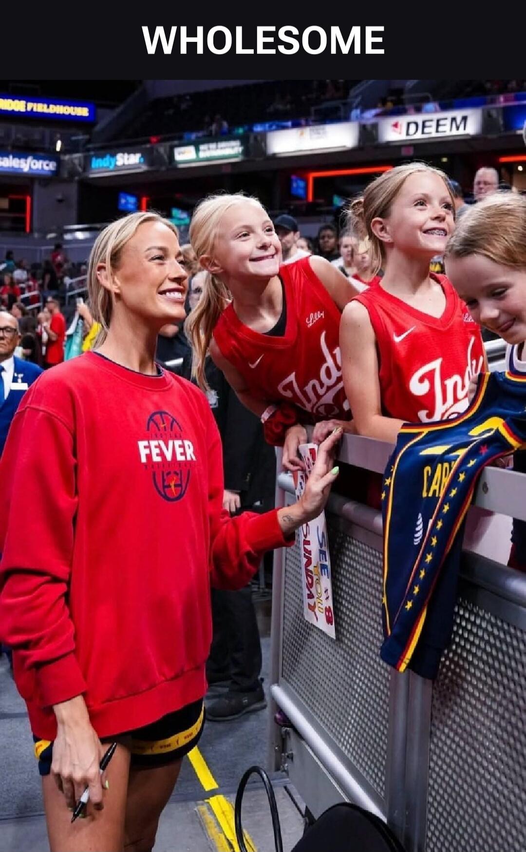 WHOLESOME BRIDGE FIELDHOUSE Indy Star salesforce DEEM Lilly Indiana FEVER SEE H8 SUNDAY CAPS