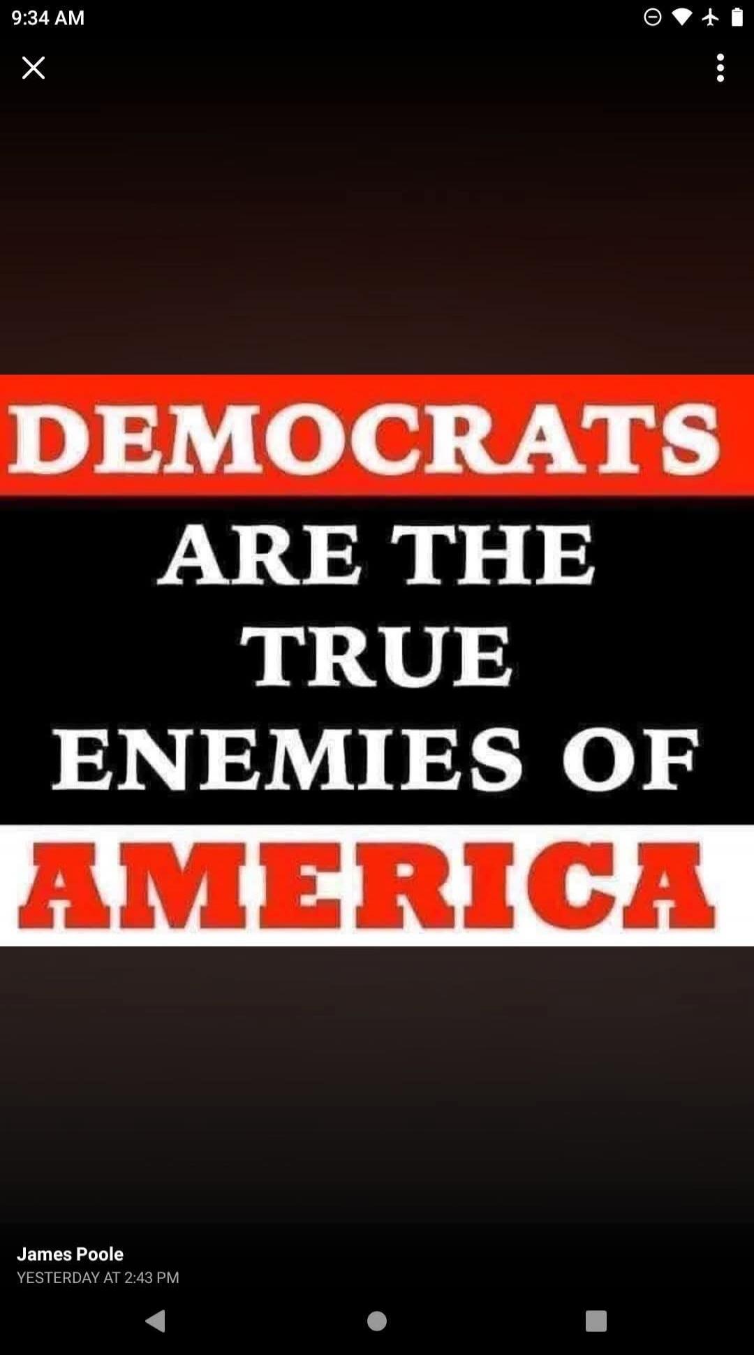 DEMOCRATS ARE THE TRUE ENEMIES OF AMERICA