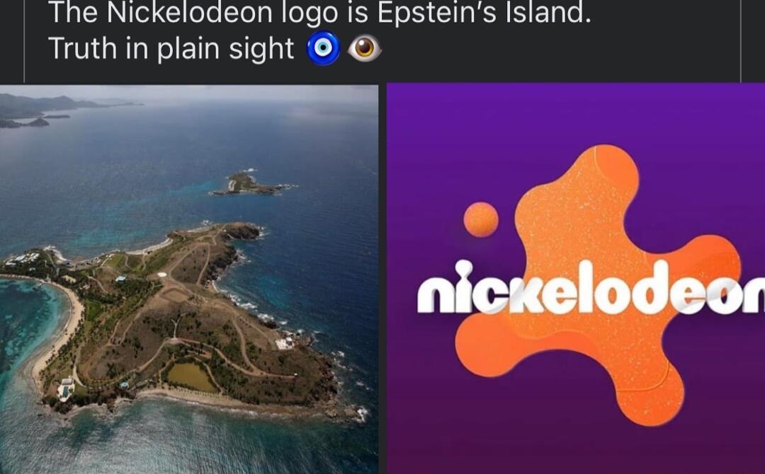 The Nickelodeon logo Is Epsteins Island Truth in plain sight