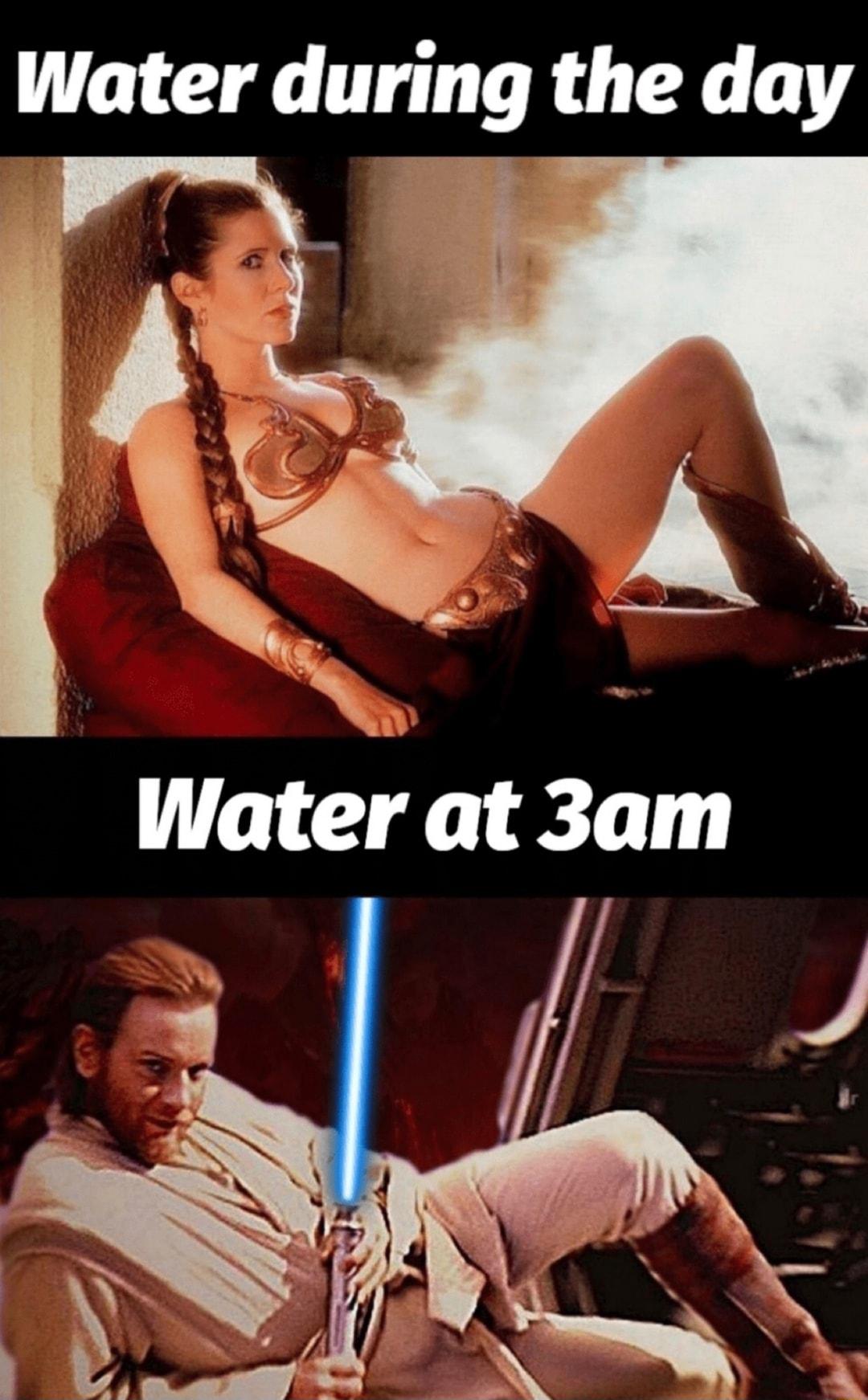 Water dunng the T