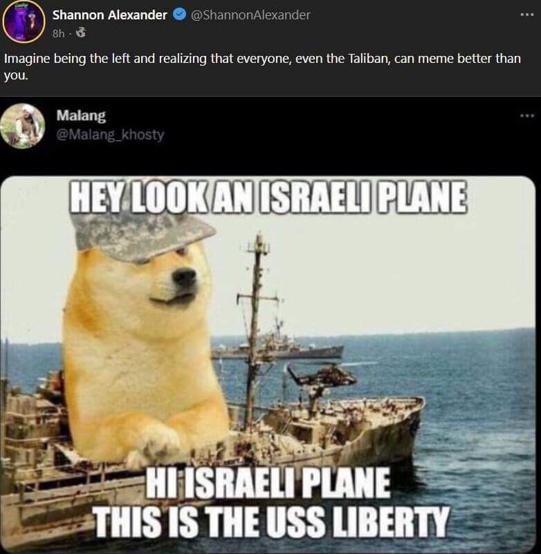 1 Shannon Alexander i being the left and realizing that the Taliban can merme better than Malang L_ngsuniim