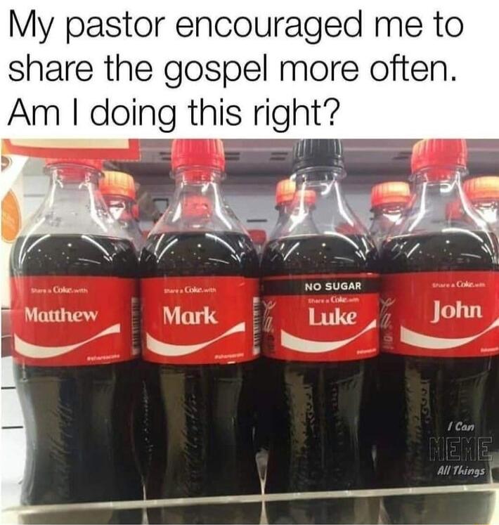 My pastor encouraged me to share the gospel more often Am doing this right g 3