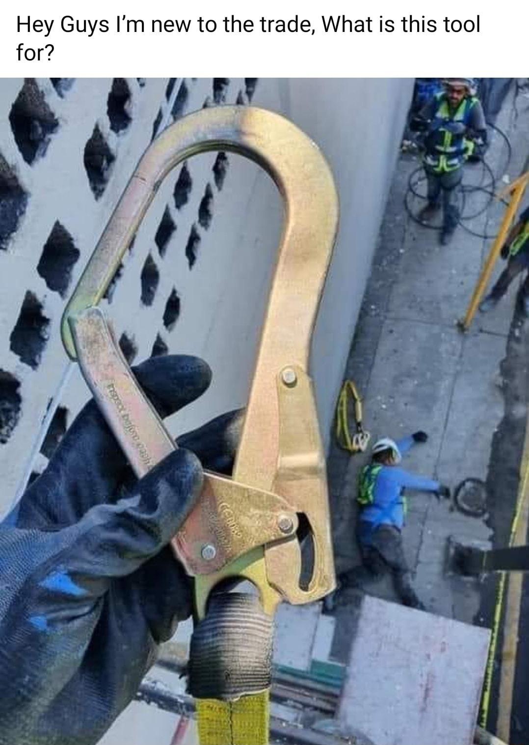 Hey Guys Im new to the trade What is this tool for