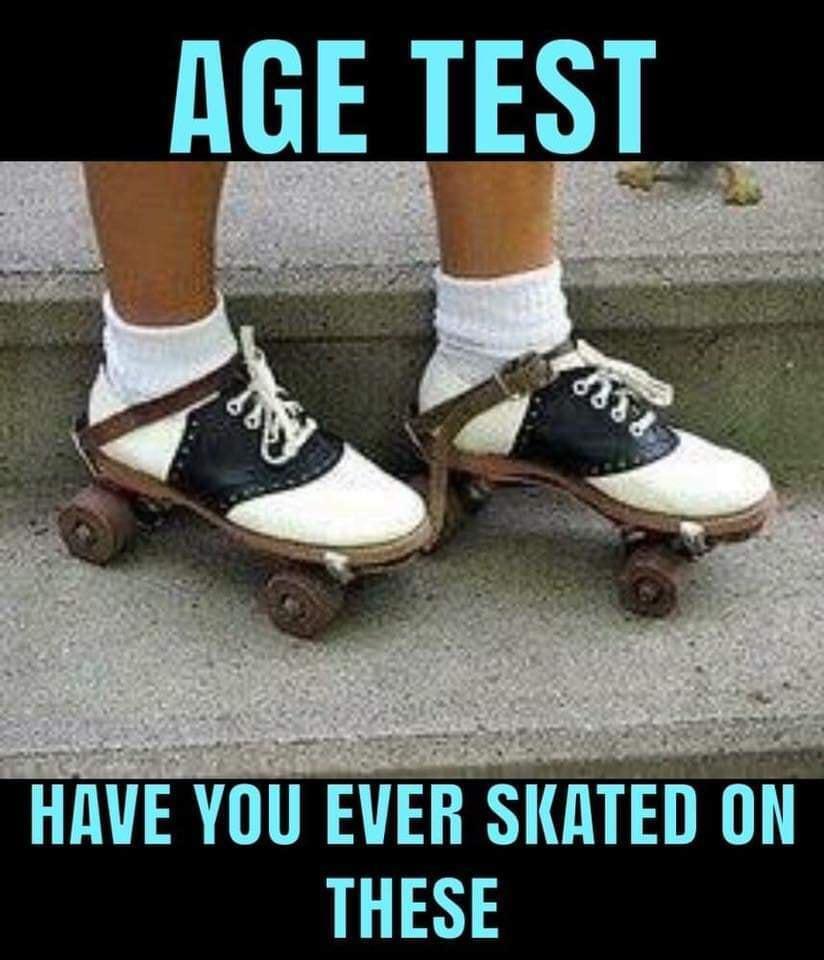 o 1o T A B VR SIK HAVE YOU EVER SKATED ON THESE