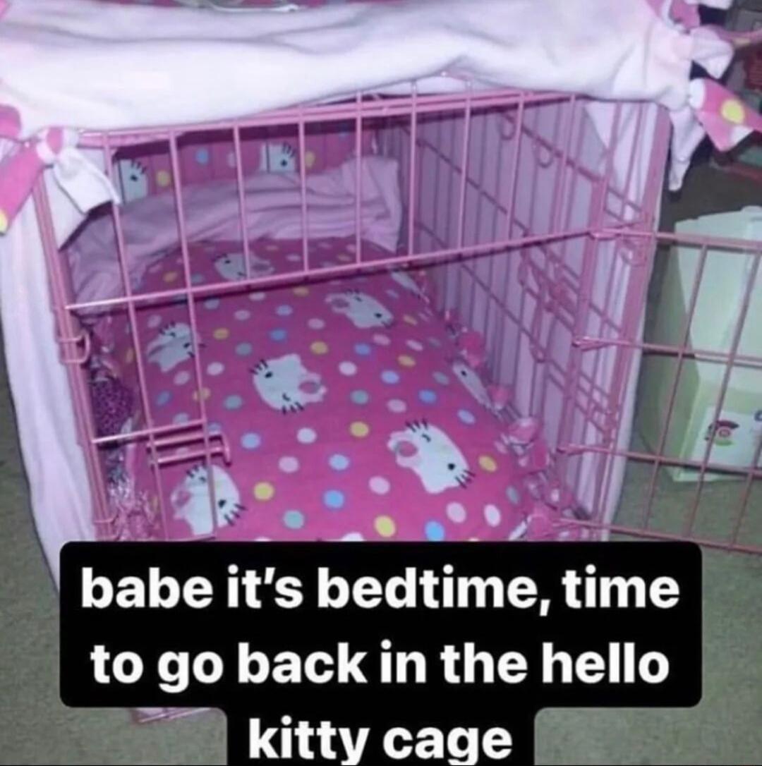 I babeits bedtime time to go back in the hello