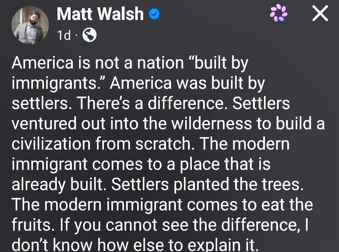 Matt Walsh
1d
America is not a nation 