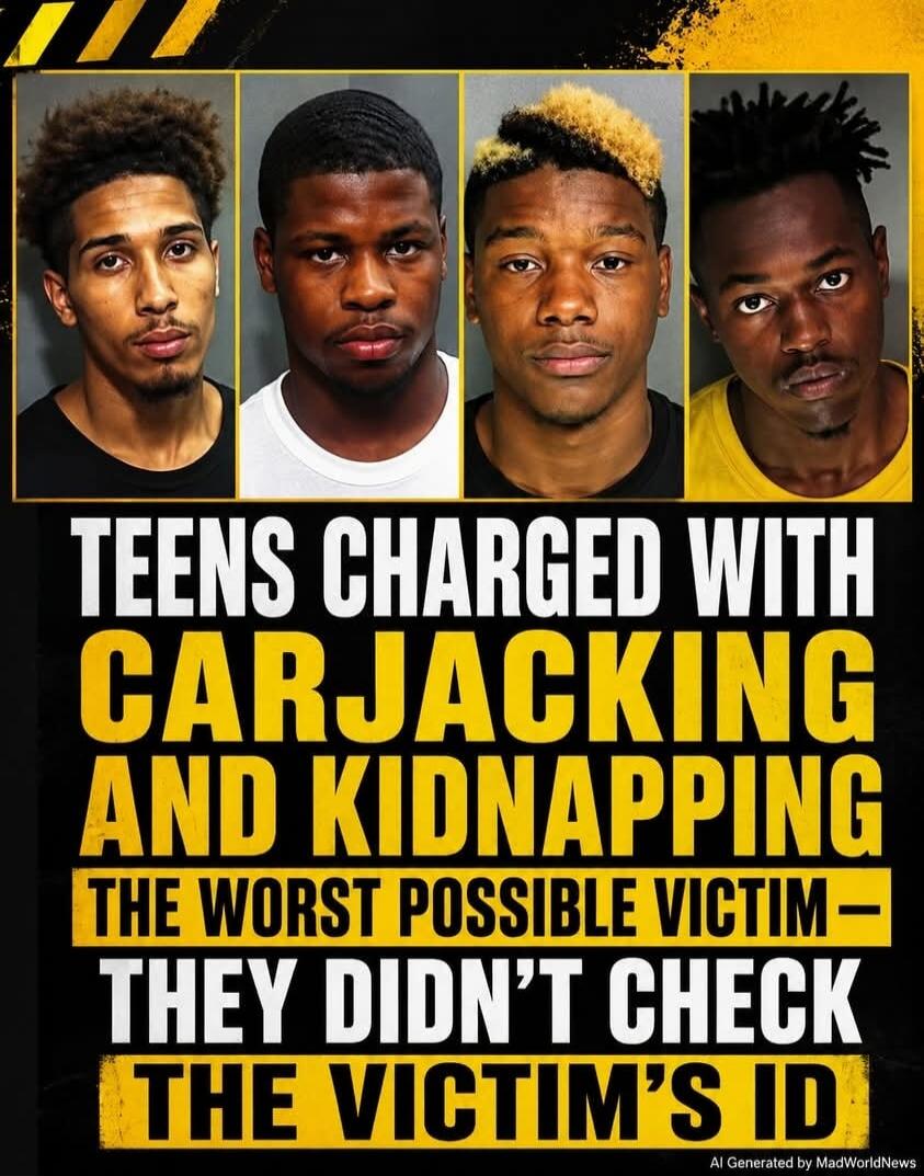 TEENS CHARGED WITH CARJACKING AND KIDNAPPING THE WORST POSSIBLE VICTIM - THEY DIDN'T CHECK THE VICTIM'S ID
