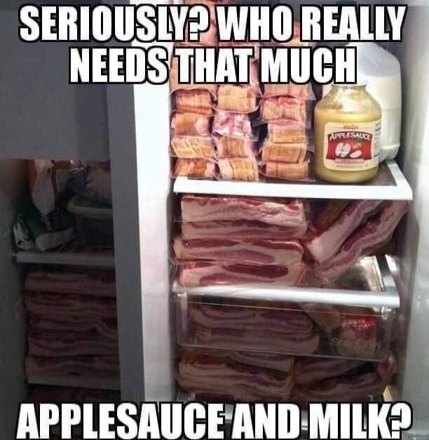 SERIOUSLY? WHO REALLY NEEDS THAT MUCH APPLESAUCE AND MILK?
