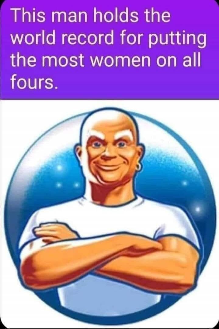 This man holds the world record for putting the most women on all fours.