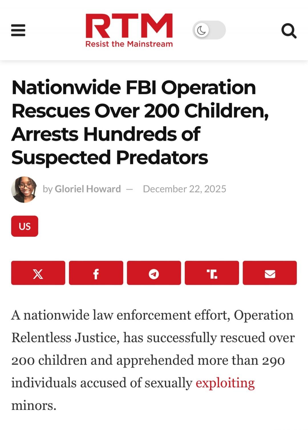 Nationwide FBI Operation Rescues Over 200 Children, Arrests Hundreds of Suspected Predators

A nationwide law enforcement effort, Operation Relentless Justice, has successfully rescued over 200 children and apprehended more than 290 individuals accused of sexually exploiting minors.
