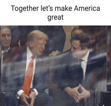 Together let's make America great