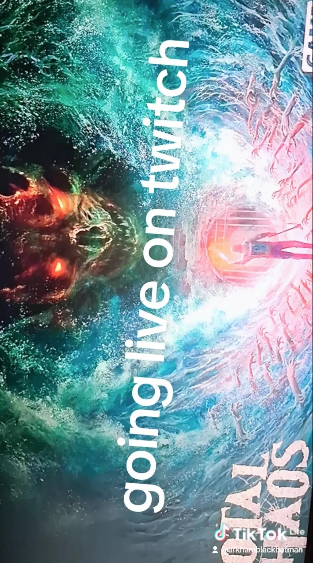 going live on twitch total chaos