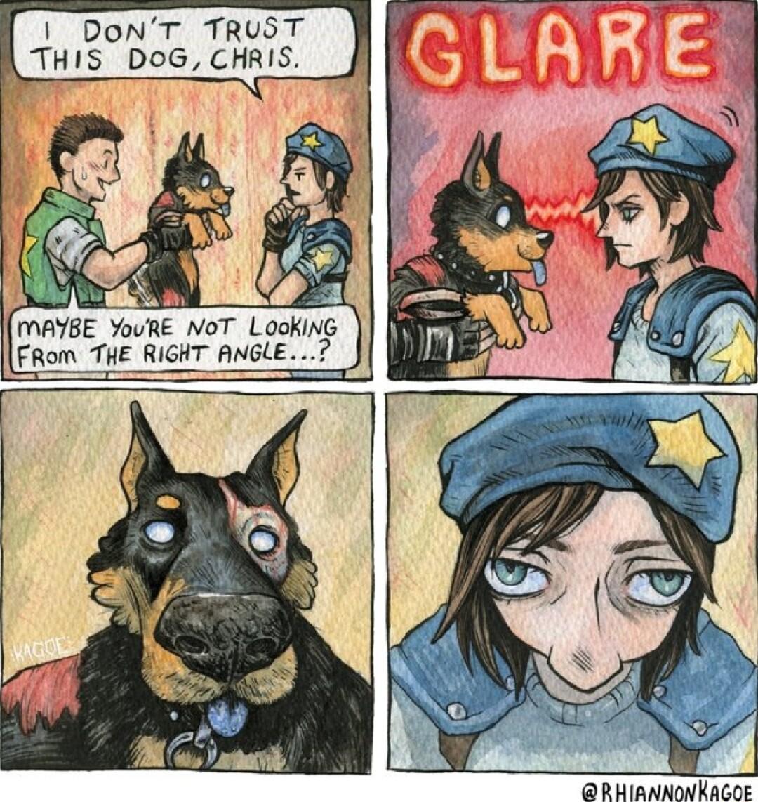 DONT TRUST THIS DOG CHRIS MAYBE YouRE NOT LOoKING FRom THE RIGHT ANGLE RHIANNONKAGOE