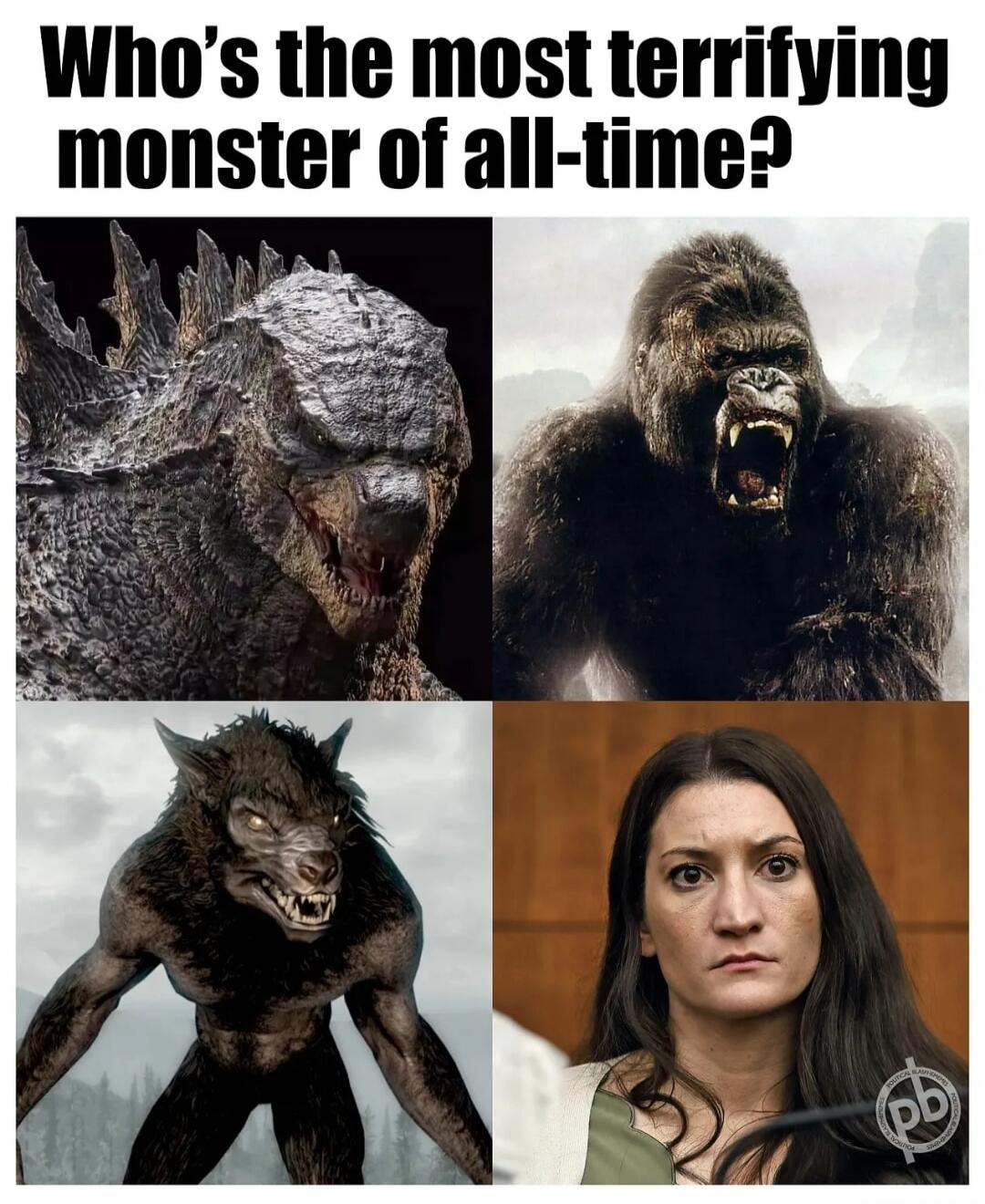 Who's the most terrifying monster of all-time?