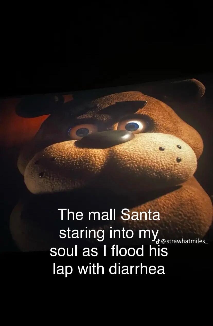 The mall A Staring into myestrzwhamwles soul as flood his lap with diarrhea