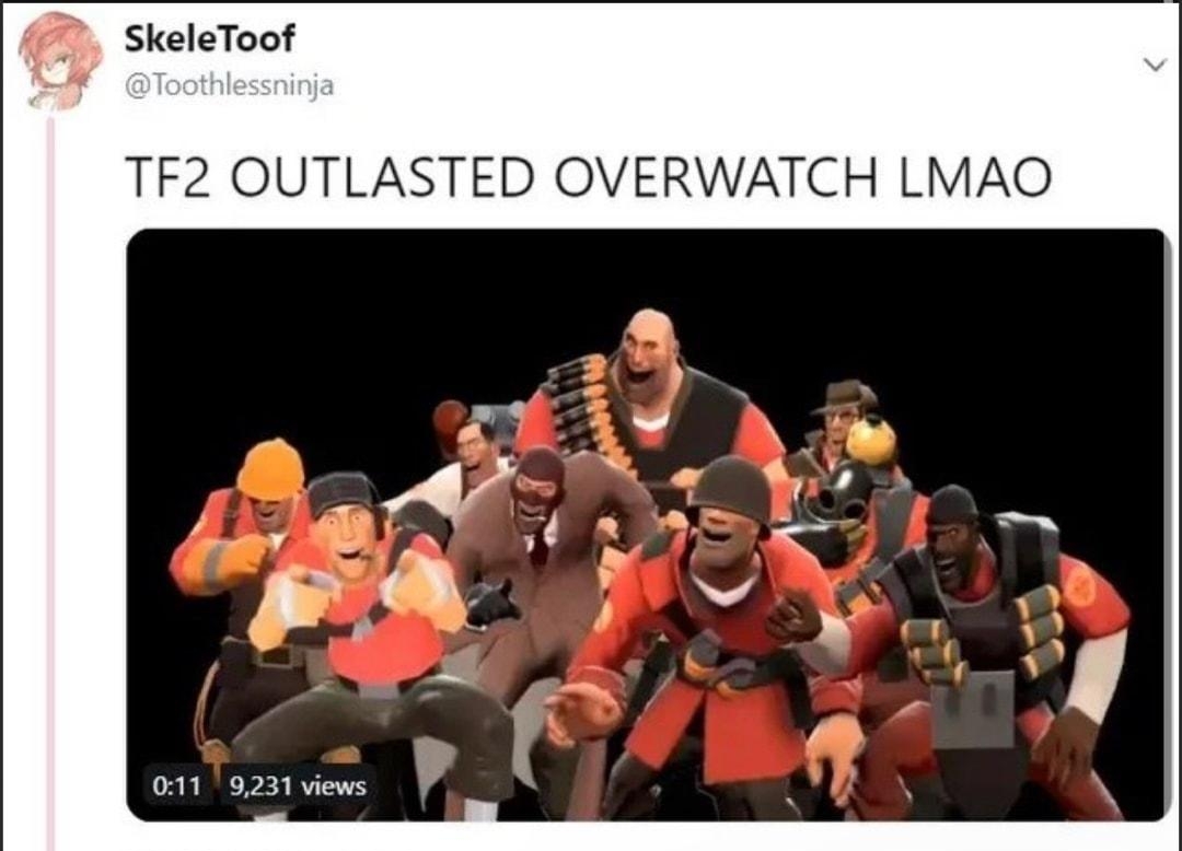 7 skeleToof TF2 OUTLASTED OVERWATCH LMAO 0119231 views