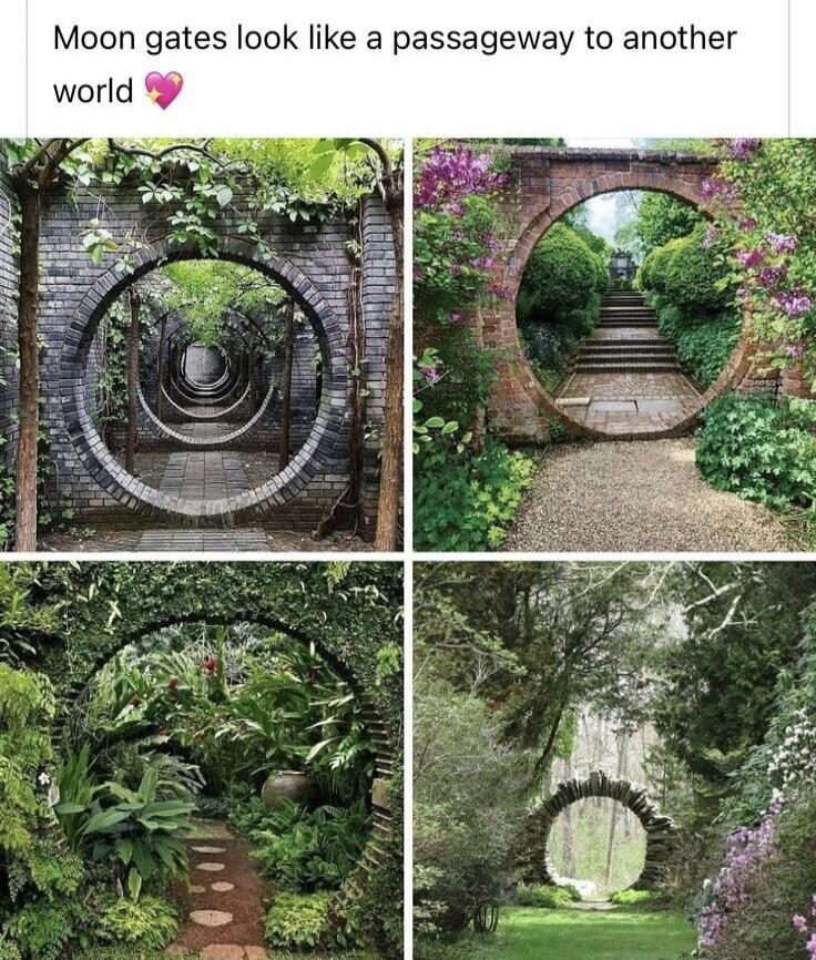 Moon gates look like a passageway to another world