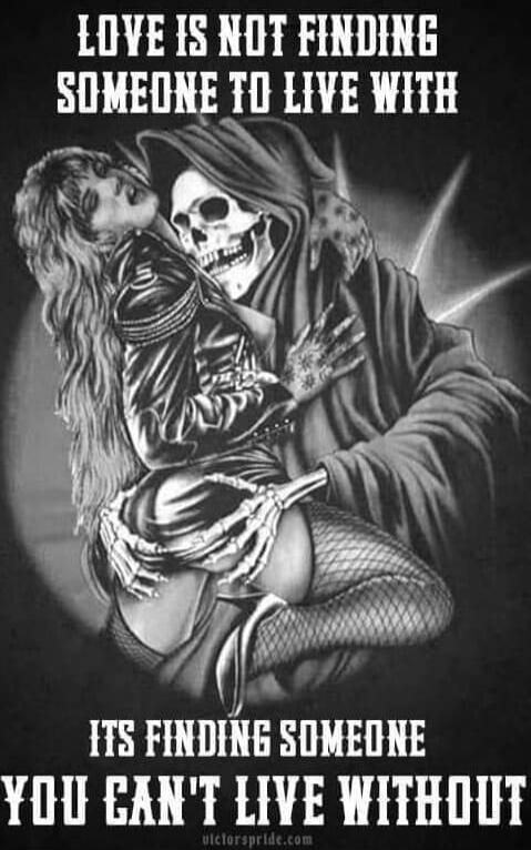 LOVE IS NOT FINDING SOMEONE TO LIVE WITH ITS FINDING SOMEONE YOU CAN'T LIVE WITHOUT