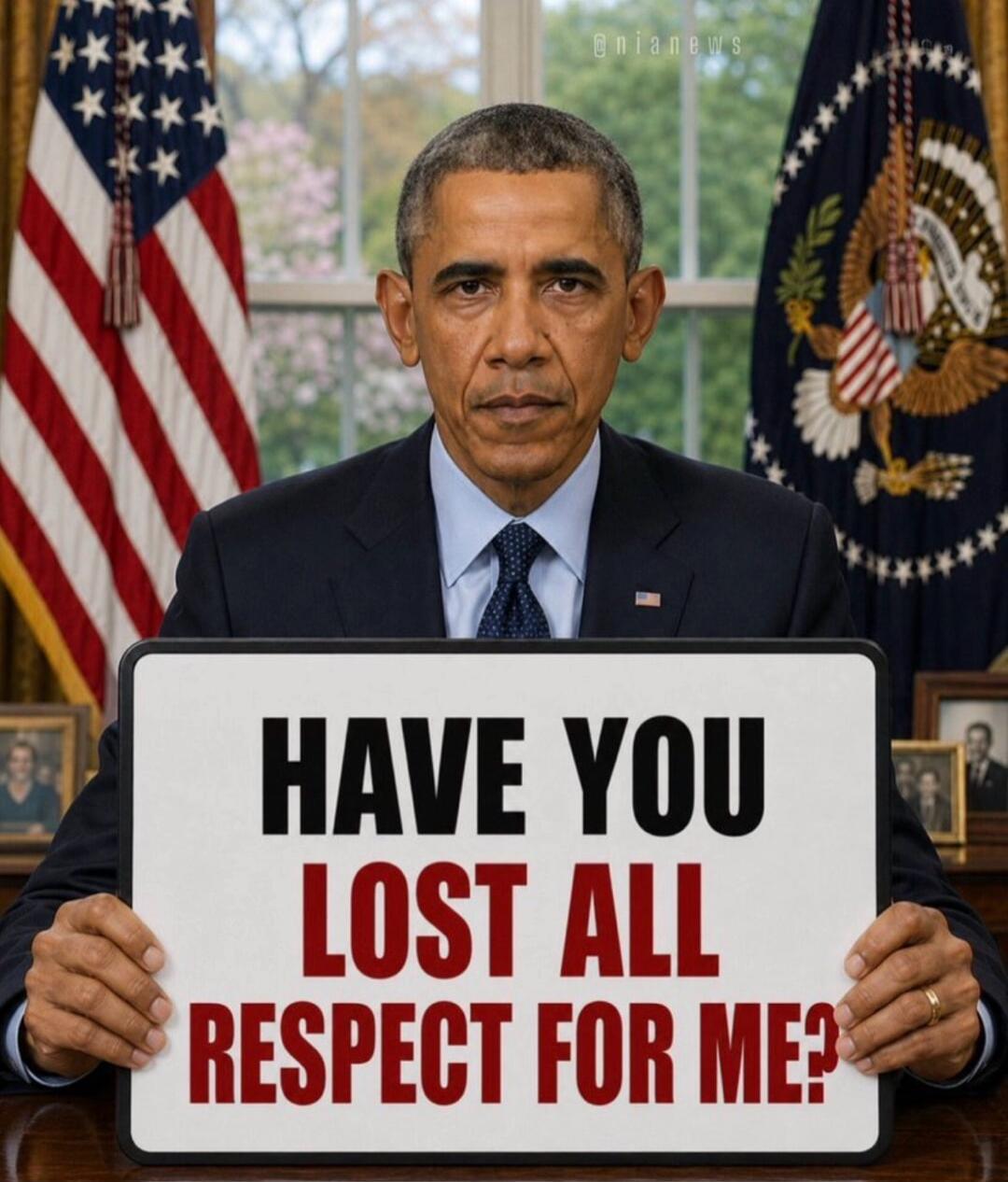 HAVE YOU LOST ALL RESPECT FOR ME?