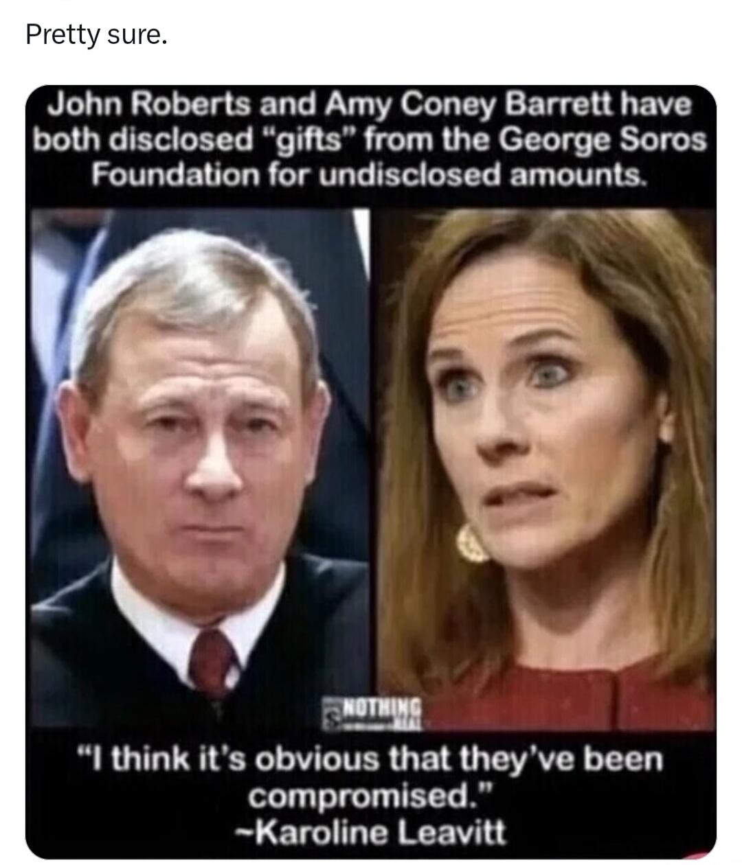 Pretty sure. John Roberts and Amy Coney Barrett have both disclosed 