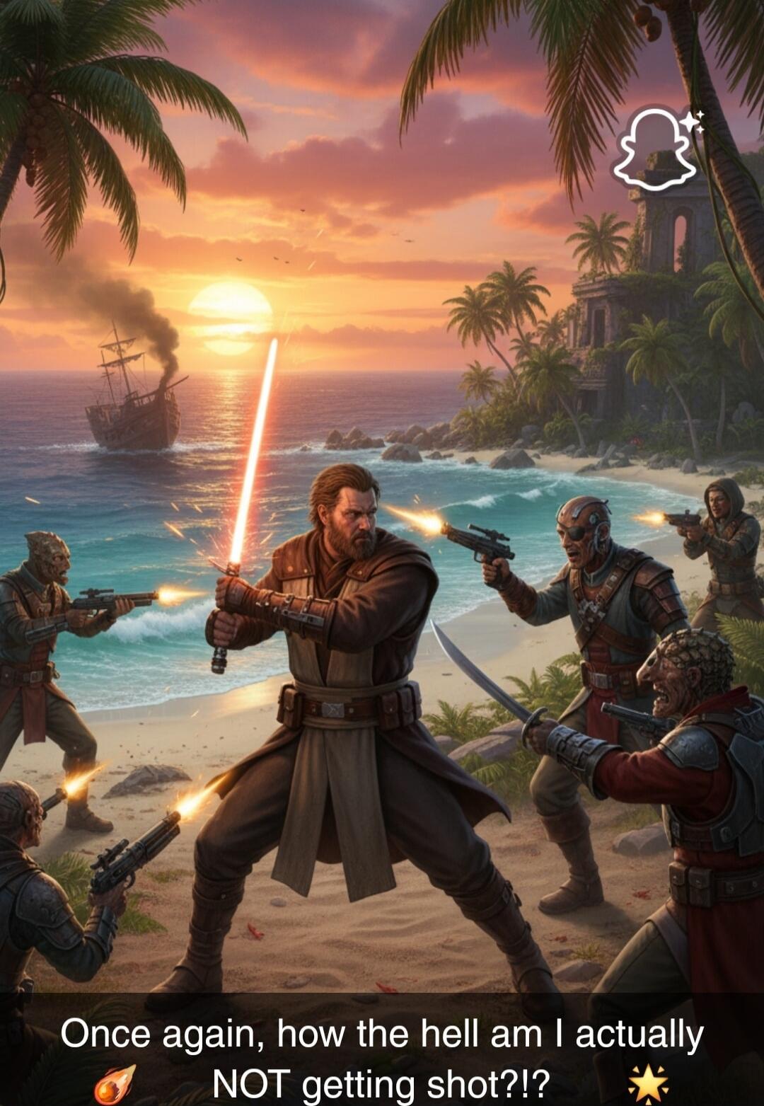 Once again, how the hell am I actually NOT getting shot?!?