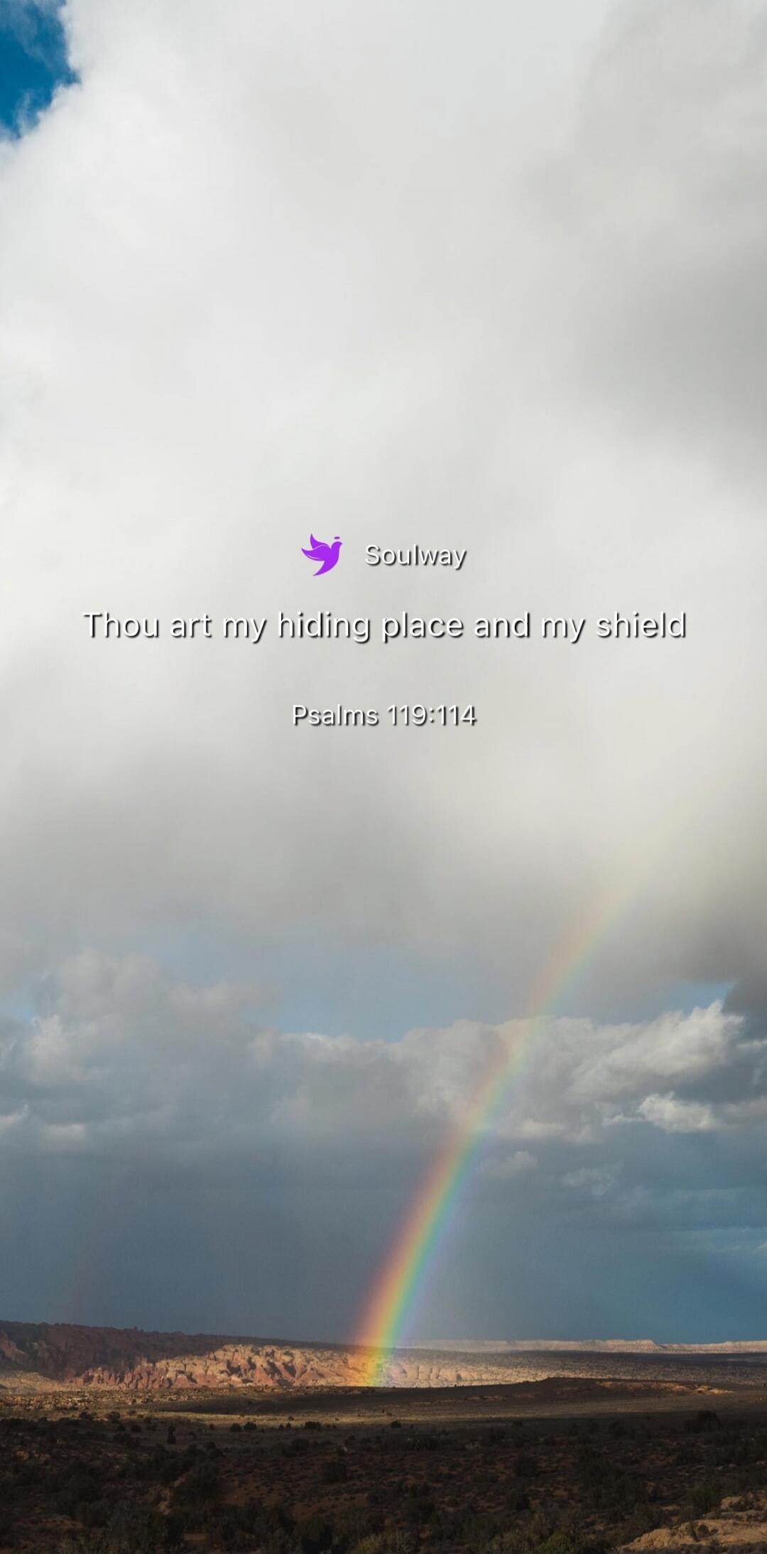 Soulway Thou art my hiding place and my shield Psalms 119:114