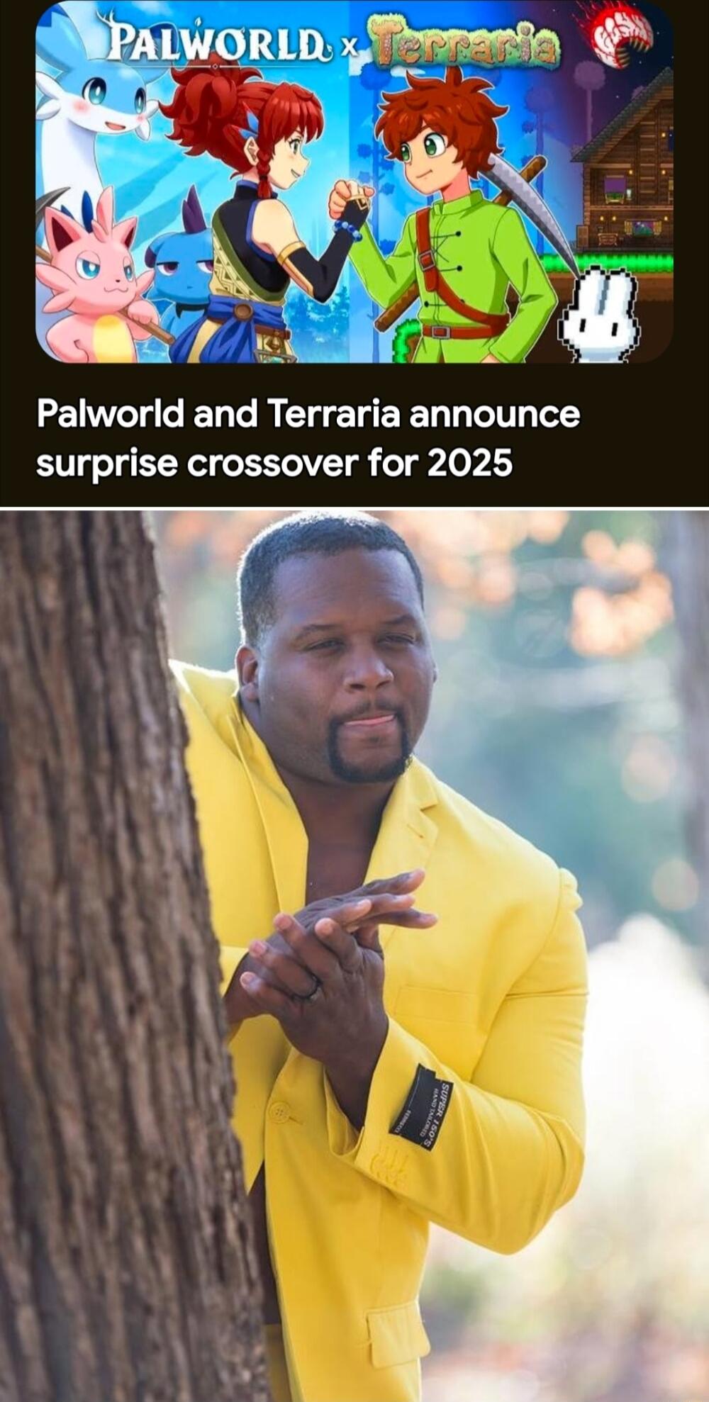 Palworld and Terraria announce surprise crossover for 2025