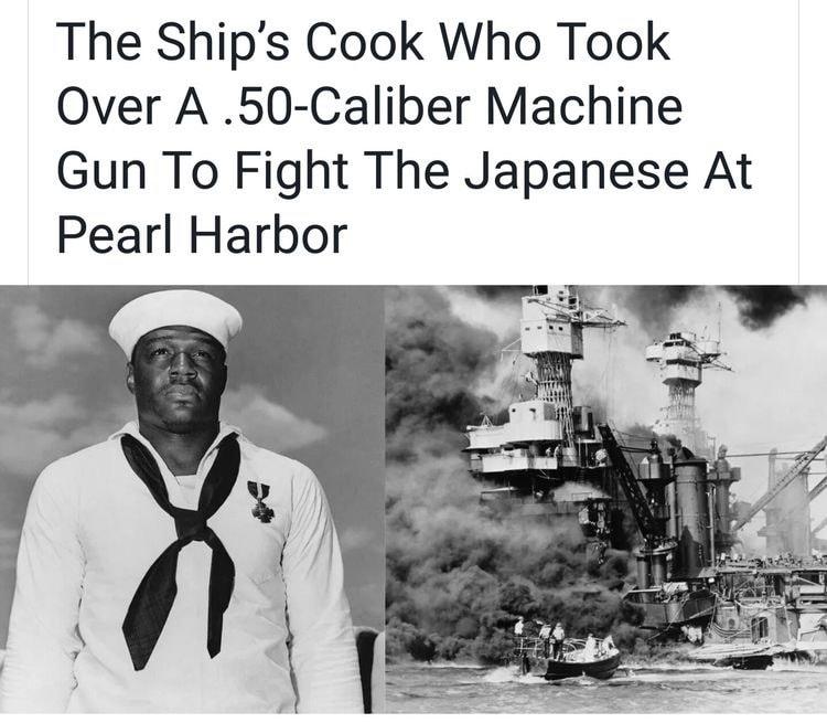 The Ships Cook Who Took Over A 50 Caliber Machine Gun To Fight The Japanese At Pearl Harbor