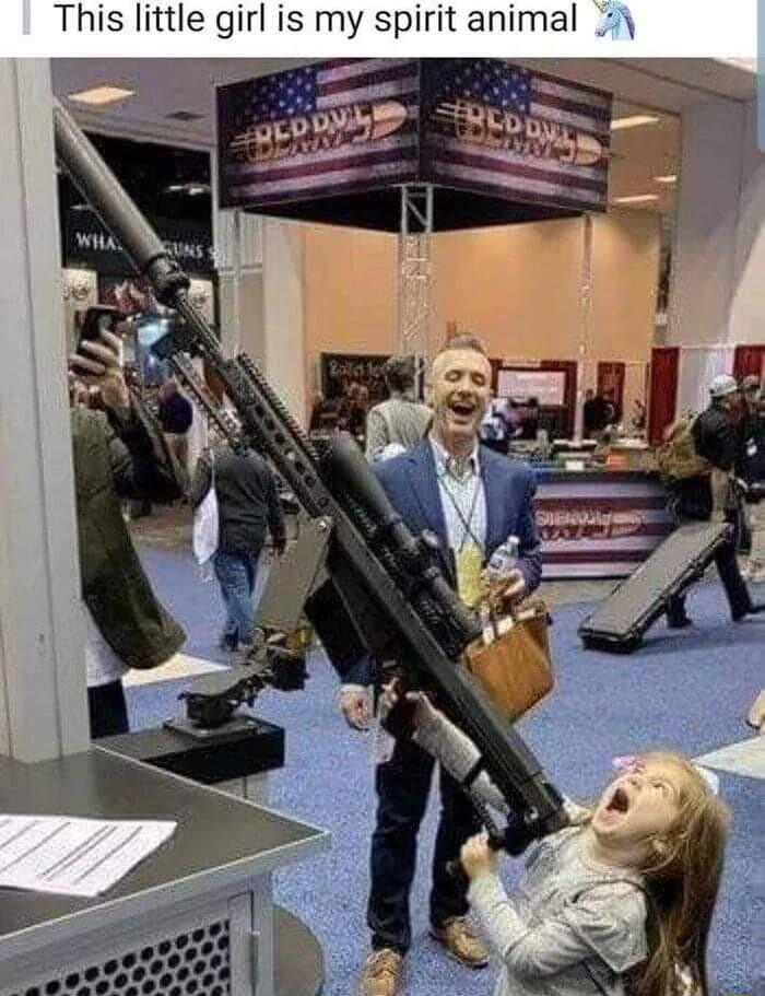 This little girl is my spirit animal y