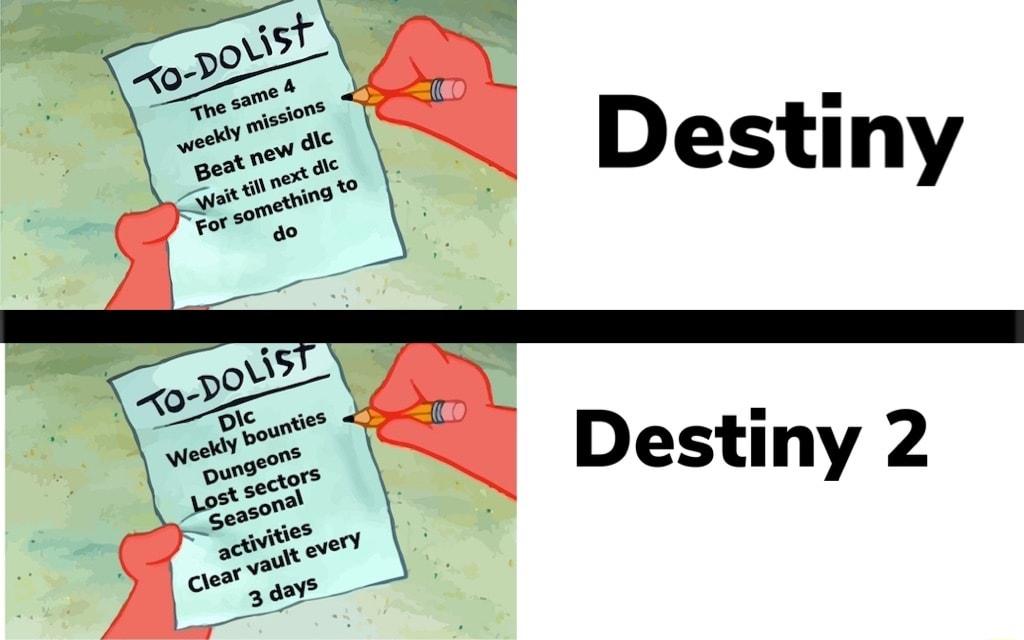 Destiny e Destiny 2