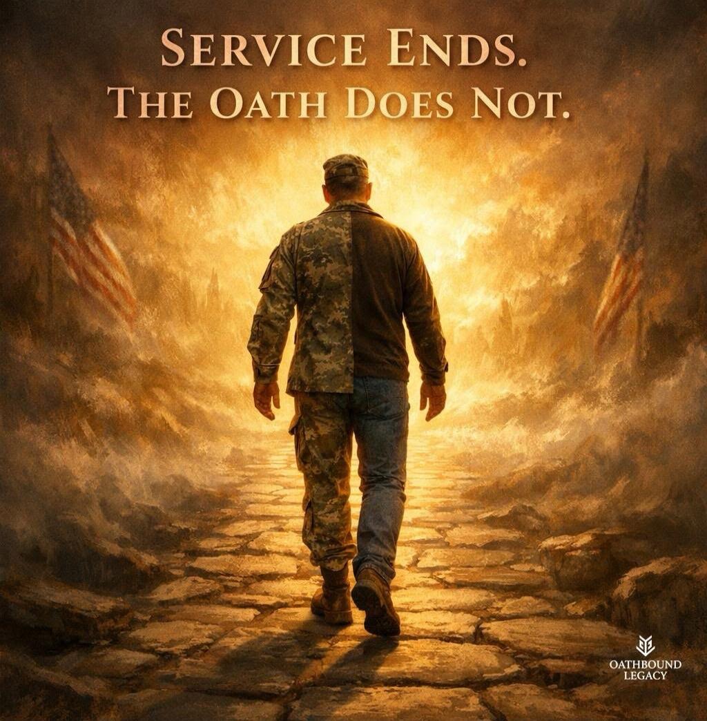 SERVICE ENDS. THE OATH DOES NOT. OATHBOUND LEGACY