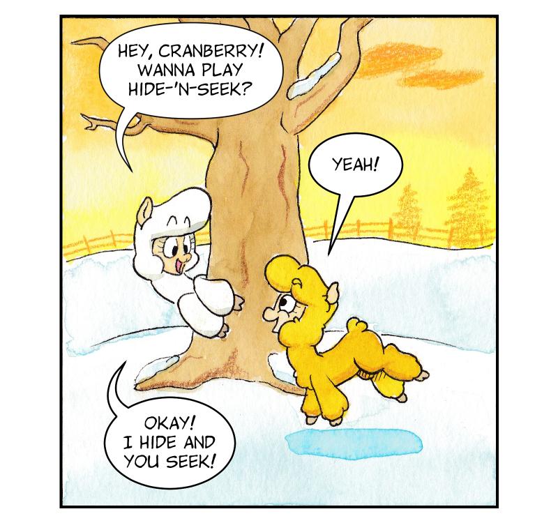 HEY CRANBERRY WANNA PLAY HIDE N SEEK OKAY 1 HIDE AND You seek LSS