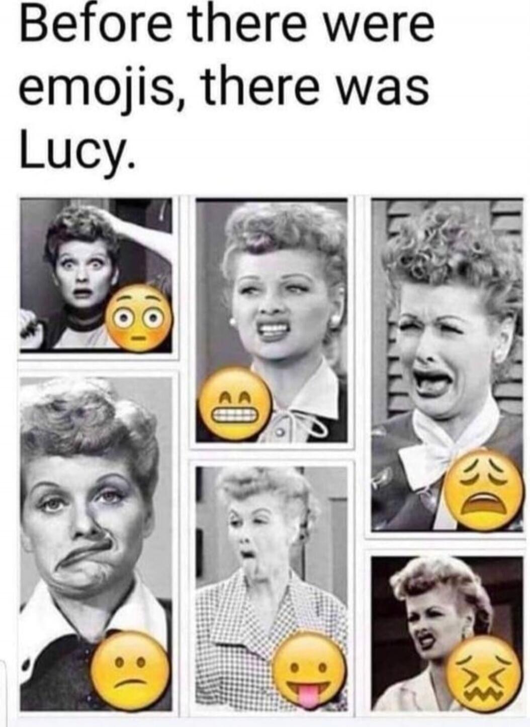 Before there were emojis, there was Lucy.