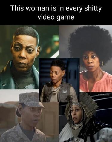 This woman is in every shitty video game