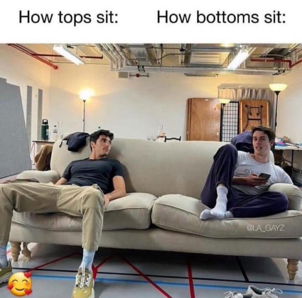 How tops sit How bottoms sit