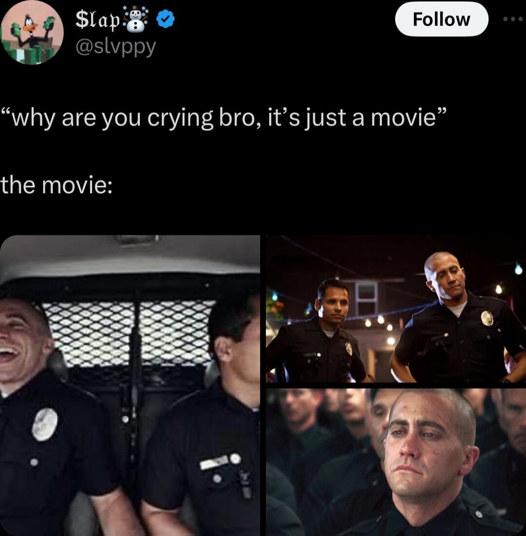 slvppy why are you crying bro its just a movie the movie