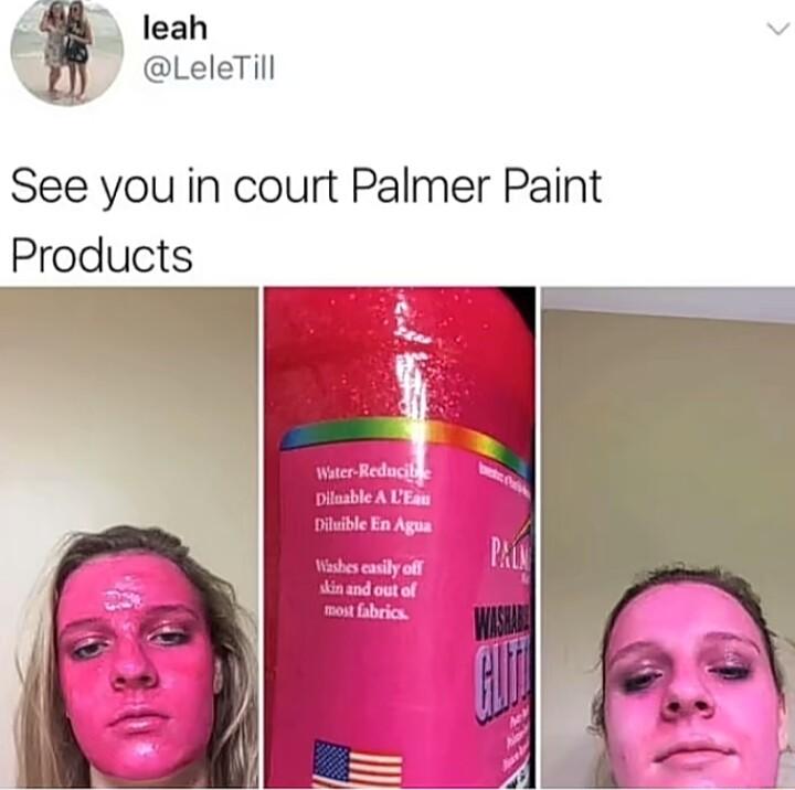 leah R LeleTill See you in court Palmer Paint Products