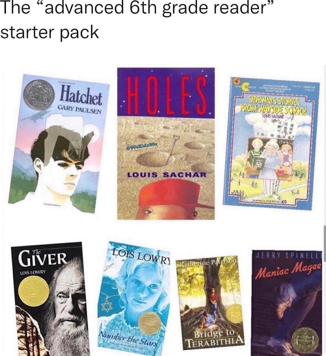Ihe advanced 6th grade reader starter pack