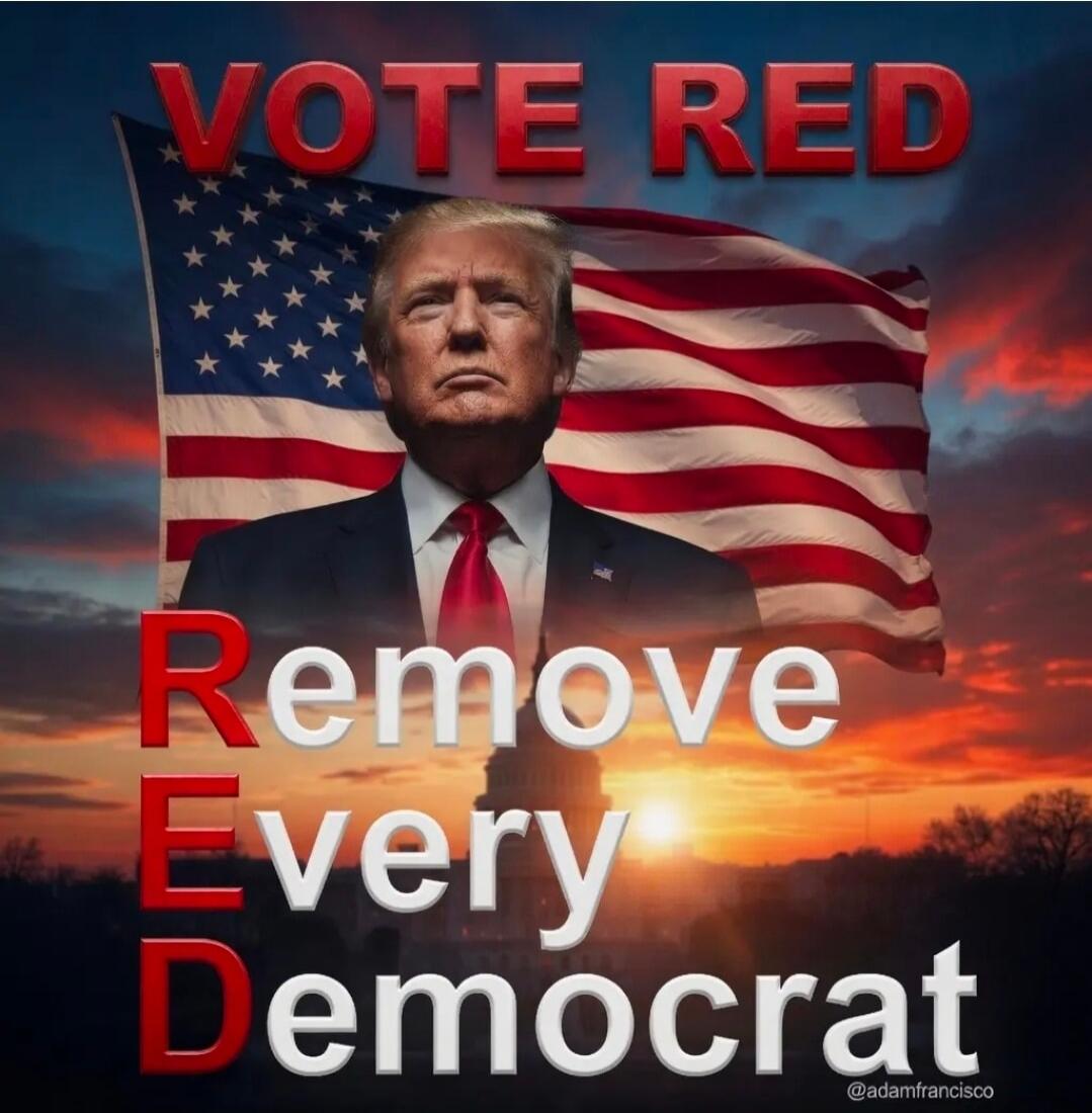VOTE RED Remove Every Democrat @adamfrancisco
