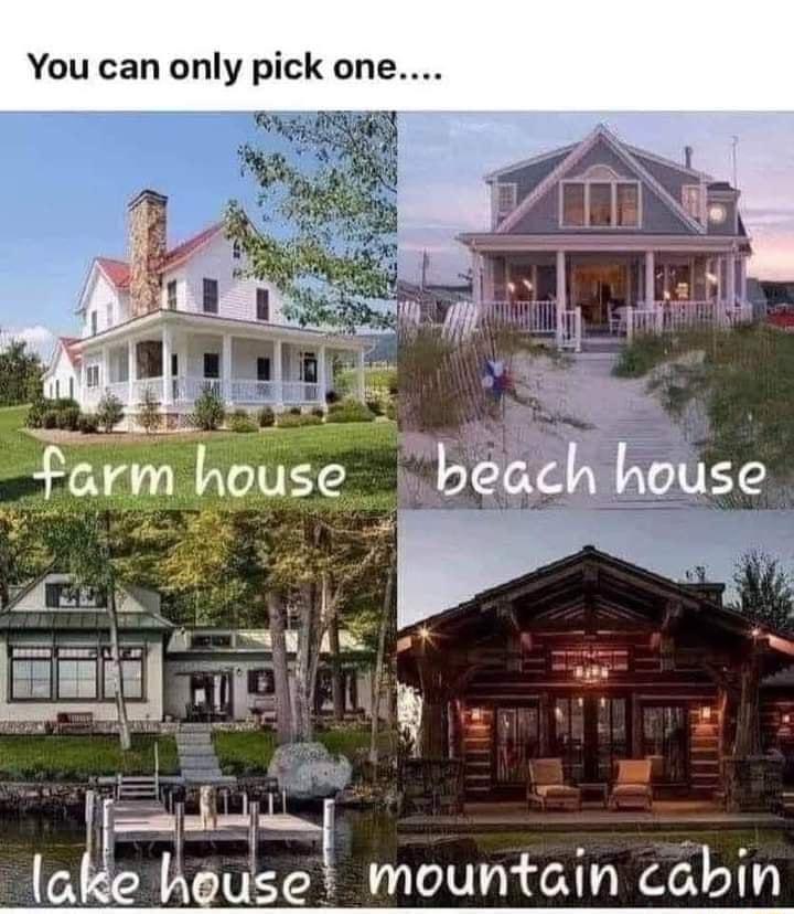 You can only pick on we k mountain cabln