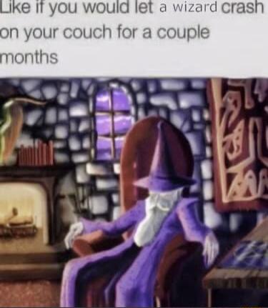 _IKe IT YC alet a N your couch for a couple nonths