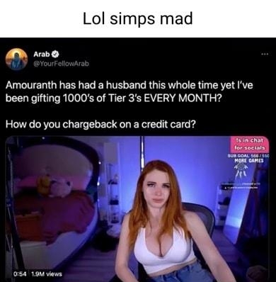 Lol simps mad A 1o LUTEL G B EL R TV EL L RG TR R ER VY RV been gifting 1000s of Tier 3s EVERY MONTH How do you chargeback on a credit card 054 100 views TopTwitchBot
