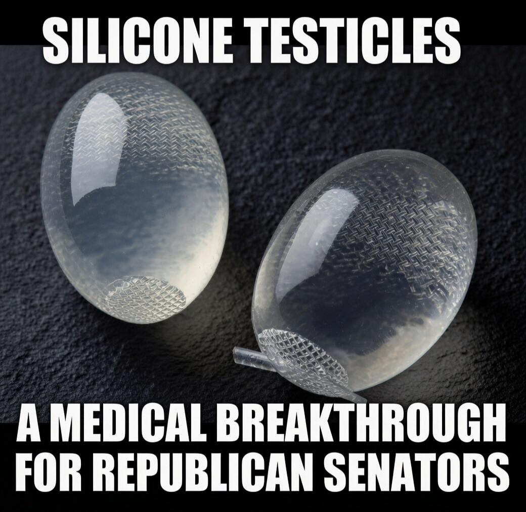 SILICONE TESTICLES A MEDICAL BREAKTHROUGH FOR REPUBLICAN SENATORS